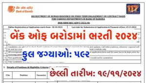 Bank of Baroda Recruitment 2024