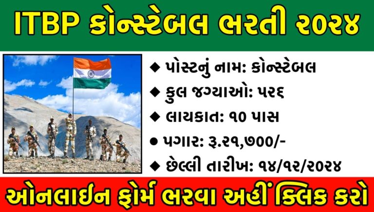 ITBP Recruitment 2024