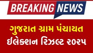 Gujarat Gram Panchayat Election Result 2025 - Topjobindia