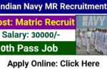 Indian Navy Agniveer MR Recruitment 2026
