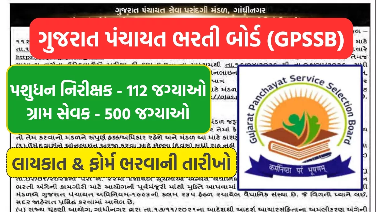 GPSSB Recruitment 2026